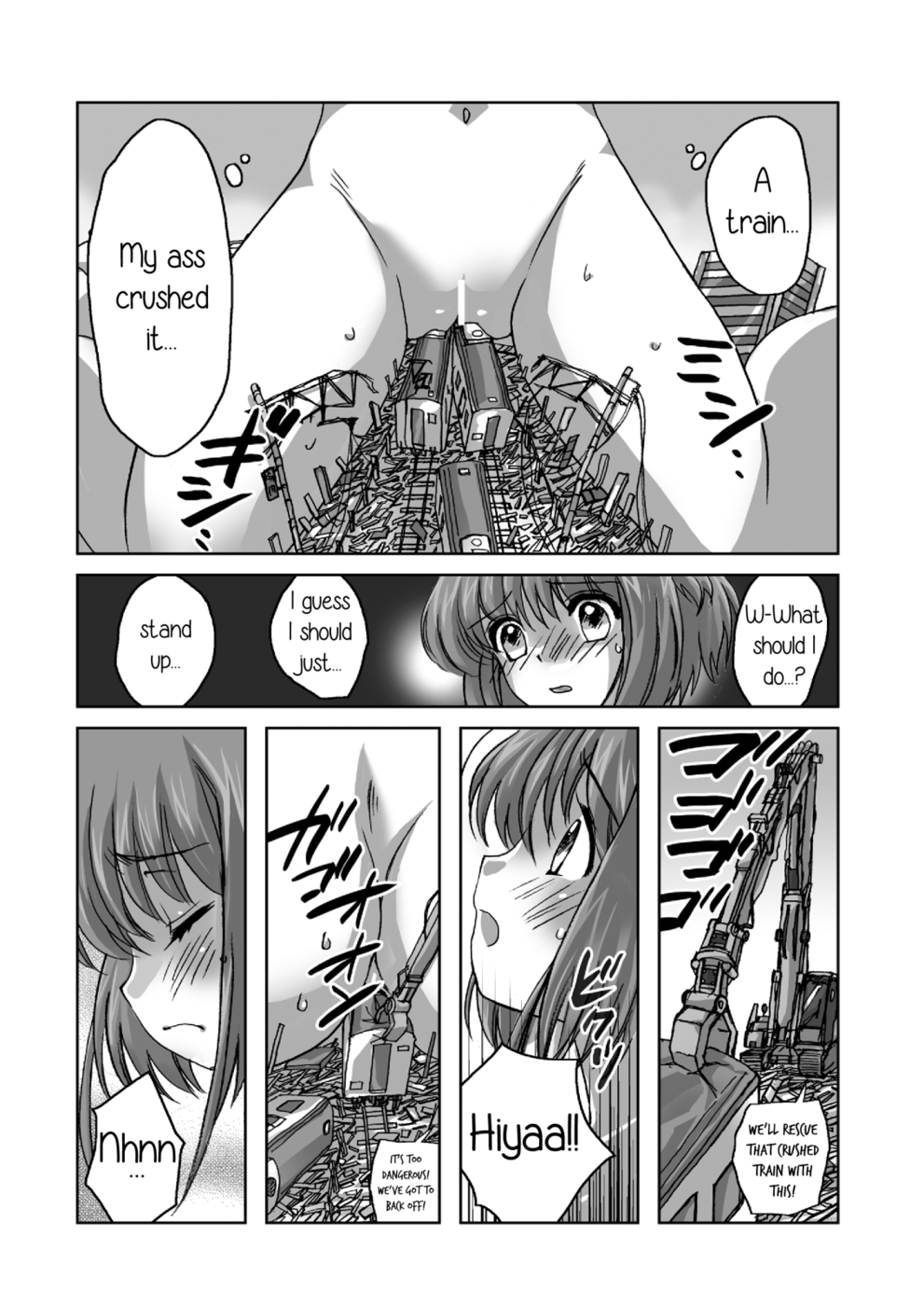Hentai Manga Comic-Sakura has become a monster!-Read-6